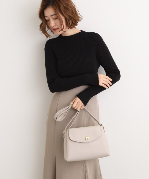 grove（グローブ）の「人間工学フラップ3層ショルダー（ショルダーバッグ・レディース・シルバー系その他/ライトグレー/ピンク系/ブラック・00）」の22枚目の写真