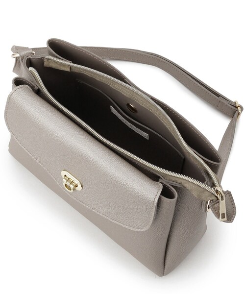 grove（グローブ）の「人間工学フラップ3層ショルダー（ショルダーバッグ・レディース・シルバー系その他/ライトグレー/ピンク系/ブラック・00）」の14枚目の写真