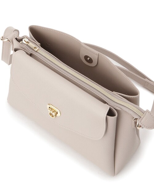 grove（グローブ）の「人間工学フラップ3層ショルダー（ショルダーバッグ・レディース・シルバー系その他/ライトグレー/ピンク系/ブラック・00）」の7枚目の写真