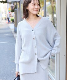RIVE DROITE | 予約【上品な輝き】ラメモール2WAYカーデ(ニット/セーター)