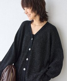 RIVE DROITE | 予約【上品な輝き】ラメモール2WAYカーデ(ニット/セーター)