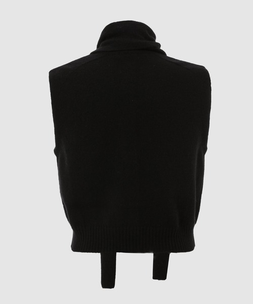 TAN（タン）の「TN25FW032（ニット/セーター・レディース・ブラック・ONE SIZE）」の2枚目の写真