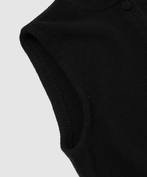 TAN（タン）の「TN25FW032（ニット/セーター・レディース・ブラック・ONE SIZE）」の4枚目の写真