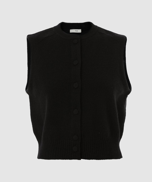 TAN（タン）の「TN25FW032（ニット/セーター・レディース・ブラック・ONE SIZE）」の10枚目の写真