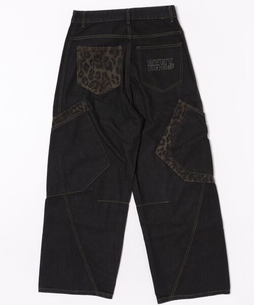 朝*也様 cvtvlist スペシャル加工 一点物 バギーパンツ エーアールエムジー ar/mg Lilamusant ヴィンテージライクレオパード柄