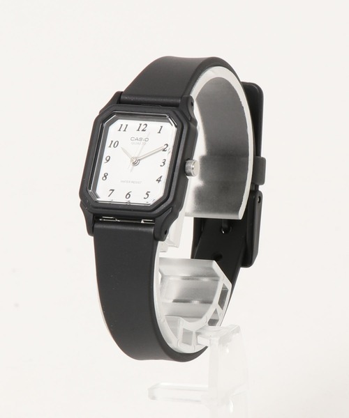CASIO(カシオ)の「【RES】【CASIO(カシオ)】スクエアフェイス ミニ(アナログ腕時計・レディース・ゴールド/シルバー/ブラック系その他/ブラック系その他2/ホワイト/ブラック/ブルー・FREE)」の2枚目の写真