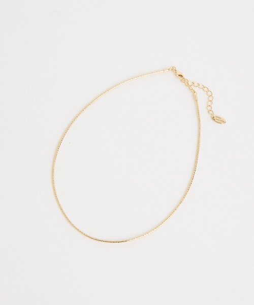 RIVE DROITE(リヴドロワ)の「【洗練された印象に】ワイヤーショートネックレス(ネックレス・レディース・シルバー/ゴールド・FREE)」の9枚目の写真