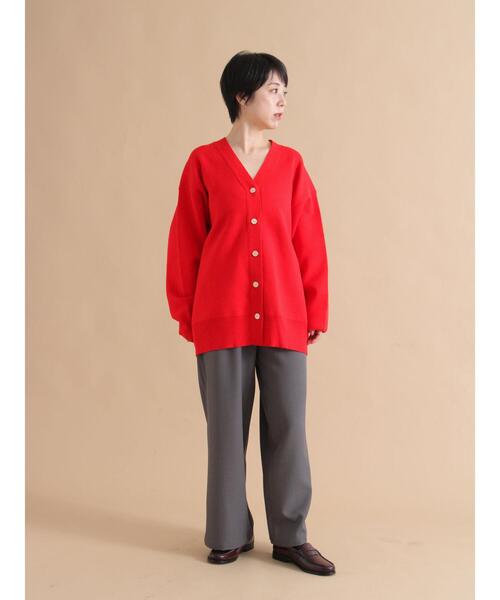 sm2rhythm（サマンサモスモスリズム）の「スポンジニットカーディガン（カーディガン/ボレロ・レディース・レッド/ブラック/ブルー・F）」の21枚目の写真