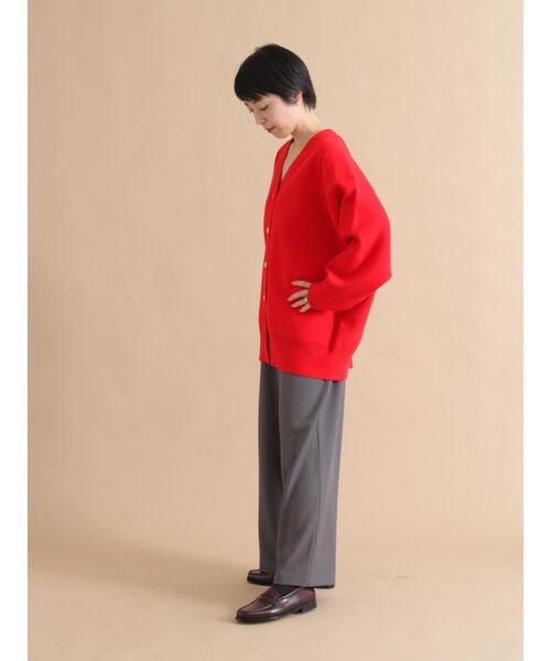 sm2rhythm（サマンサモスモスリズム）の「スポンジニットカーディガン（カーディガン/ボレロ・レディース・レッド/ブラック/ブルー・F）」の22枚目の写真