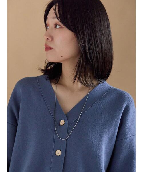 sm2rhythm（サマンサモスモスリズム）の「スポンジニットカーディガン（カーディガン/ボレロ・レディース・レッド/ブラック/ブルー・F）」の4枚目の写真