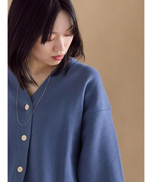 sm2rhythm（サマンサモスモスリズム）の「スポンジニットカーディガン（カーディガン/ボレロ・レディース・レッド/ブラック/ブルー・F）」の5枚目の写真