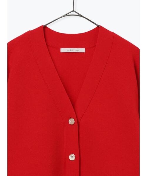 sm2rhythm（サマンサモスモスリズム）の「スポンジニットカーディガン（カーディガン/ボレロ・レディース・レッド/ブラック/ブルー・F）」の11枚目の写真