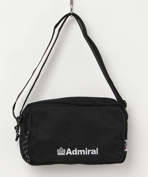 Admiral（アドミラル）の「Admiral エンブロロゴ横ショルダーバッグ（ショルダーバッグ・メンズ・ブラック×ブラック/ブラック×ホワイト・FREE）」の5枚目の写真