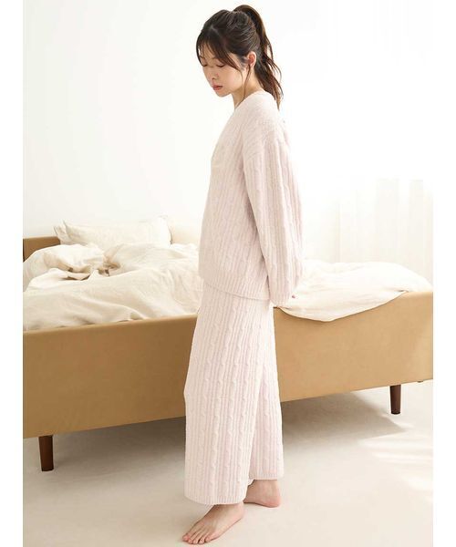 ケーブルニットセットアップ(ルームウェア/パジャマ)|SNIDEL HOME ケーブルニットセットアップ(ルームウェア/パジャマ)|SNIDEL HOME