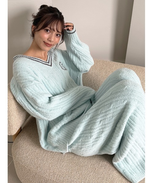 ケーブルニットセットアップ（ルームウェア/パジャマ）｜SNIDEL HOME