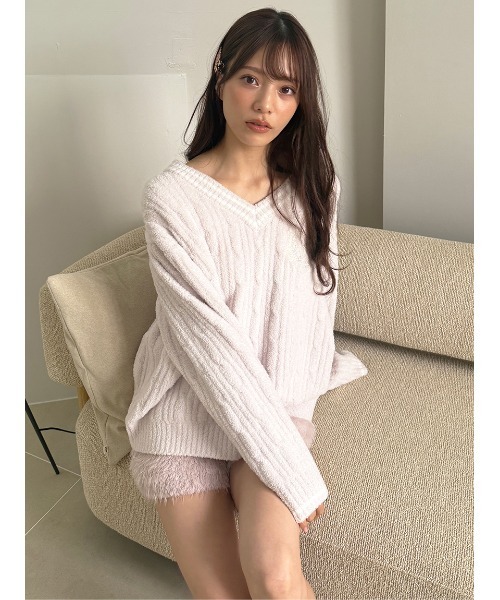 ケーブルニットセットアップ（ルームウェア/パジャマ）｜SNIDEL HOME