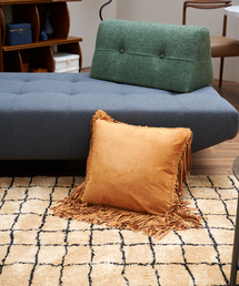 journal standard Furniture （ジャーナルスタンダードファニチャー）の「SUEDE FRINGE CUSHION　クッションカバー45cm（クッション/クッションカバー）」