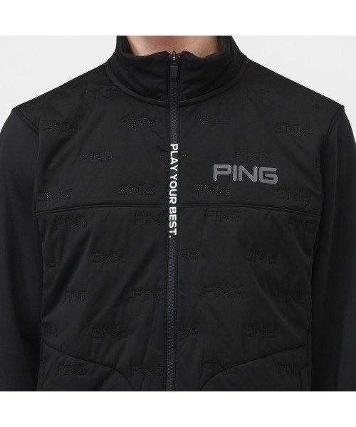 PING（ピン）の「ピン  ピンソニックハイブリットフルジップブルゾン（ブルゾン・メンズ・ホワイト/ブラック・M/L/LL/3L）」の6枚目の写真