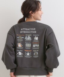 Cutie Blonde | 【旭山動物園応援商品】プリント裏起毛スウェット(スウェット)