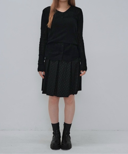 Enewd nina（エニュードニーナ）の「ニットレイヤードキャミトップス（ニット/セーター・レディース・アイボリー/ミント/モカ/ブラック・FREE）」の11枚目の写真