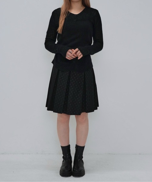 Enewd nina（エニュードニーナ）の「ニットレイヤードキャミトップス（ニット/セーター・レディース・アイボリー/ミント/モカ/ブラック・FREE）」の12枚目の写真