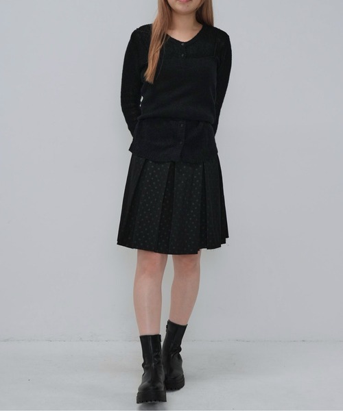 Enewd nina（エニュードニーナ）の「ニットレイヤードキャミトップス（ニット/セーター・レディース・アイボリー/ミント/モカ/ブラック・FREE）」の13枚目の写真