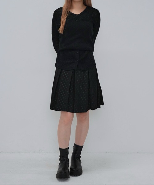 Enewd nina（エニュードニーナ）の「ニットレイヤードキャミトップス（ニット/セーター・レディース・アイボリー/ミント/モカ/ブラック・FREE）」の15枚目の写真