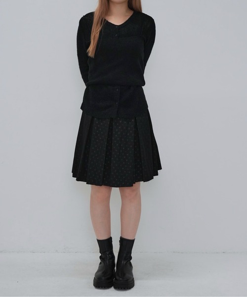 Enewd nina（エニュードニーナ）の「ニットレイヤードキャミトップス（ニット/セーター・レディース・アイボリー/ミント/モカ/ブラック・FREE）」の16枚目の写真