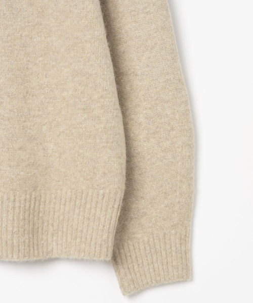 Millo Archive（ミロ アーカイブ）の「クロップシルエットニット [メランジベージュ]（ニット/セーター・メンズ・その他・X-LARGE/MEDIUM/LARGE）」の3枚目の写真