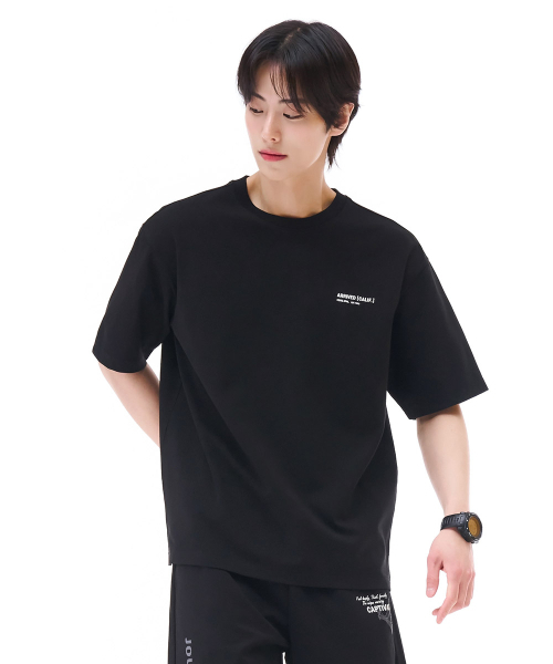 CHASECULT(チェイスカルト)の「男性全版レタリング半袖Tシャツ-ブラック(Tシャツ/カットソー・メンズ・ブラック・95/100/110/105/115)」の2枚目の写真