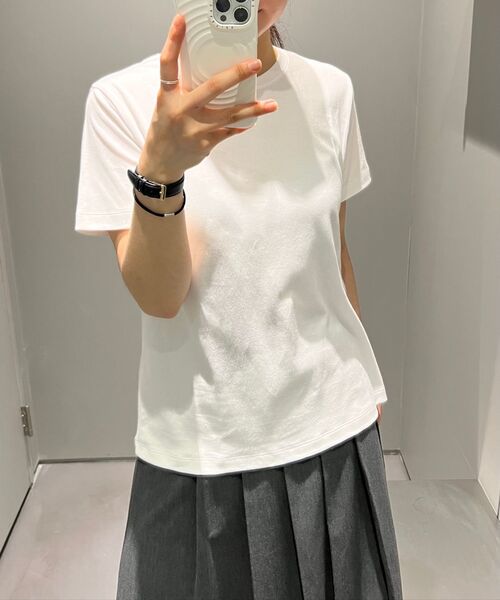 MUSINSA STANDARD WOMAN（ムシンサスタンダードウーマン）の「ウィメンズベーシッククルーネックTシャツ[ホワイト]（Tシャツ/カットソー・レディース・その他・SMALL/MEDIUM/LARGE/X-LARGE/X-SMALL）」の20枚目の写真