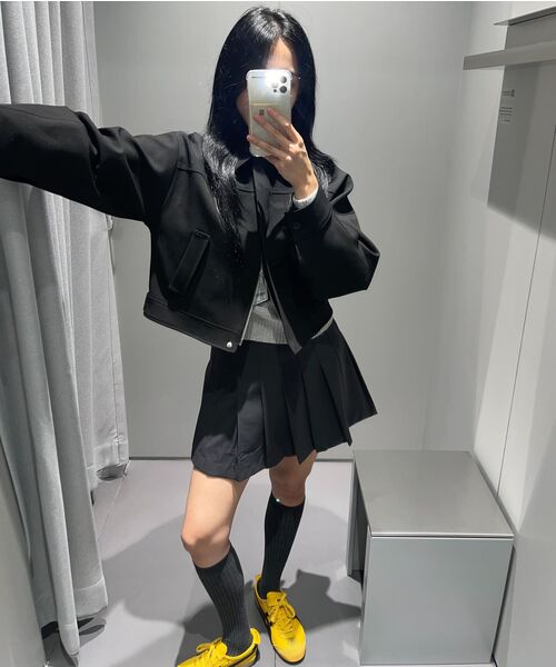 MUSINSA STANDARD WOMAN（ムシンサスタンダードウーマン）の「ウィメンズアンゴラブレンドクルーネックニット[ライトグレー]（ニット/セーター・レディース・その他・SMALL/MEDIUM/X-SMALL/LARGE）」の10枚目の写真