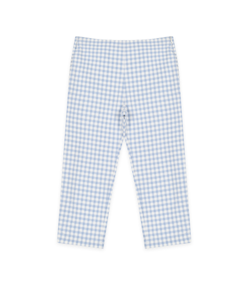 SINOON（シヌーン）の「Gingham Capri Pants (Blue)（その他パンツ・レディース・ブルー・SMALL/MEDIUM）」の5枚目の写真