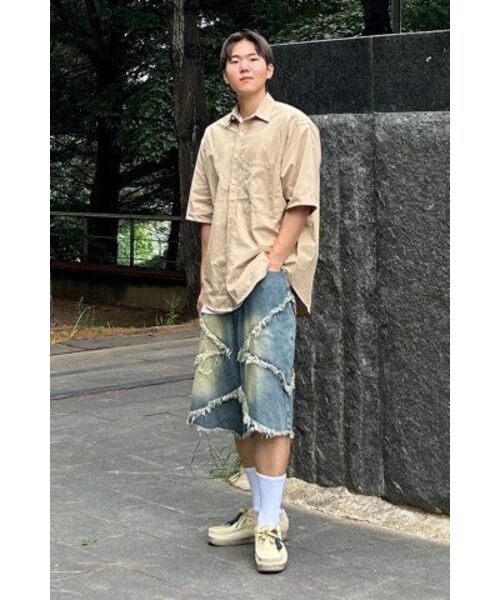 VTWO(ブイツー)の「ウォッシングポケットバクシハーフシャツ_ベージュ(シャツ/ブラウス・メンズ・その他・MEDIUM/LARGE/SMALL)」の3枚目の写真
