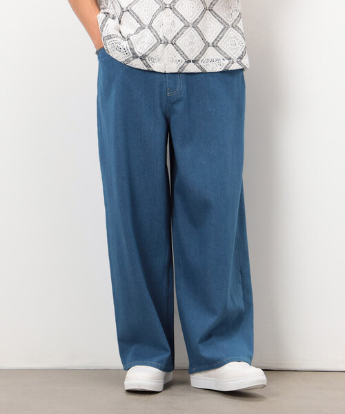 COMME CA ISM（コムサイズム）の「バギーシルエット デニムパンツ（デニムパンツ・メンズ・ブルー/ブラック・LARGE/MEDIUM）」の8枚目の写真