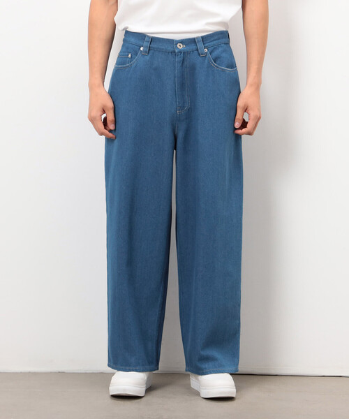 COMME CA ISM（コムサイズム）の「バギーシルエット デニムパンツ（デニムパンツ・メンズ・ブルー/ブラック・LARGE/MEDIUM）」の10枚目の写真