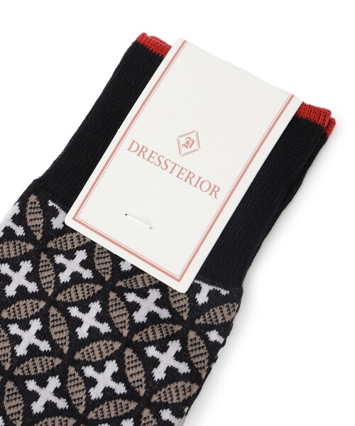 DRESSTERIOR（ドレステリア）の「オーバーラップサークル ソックス（ソックス/靴下・メンズ・グレー系/ベージュ系・00）」の6枚目の写真