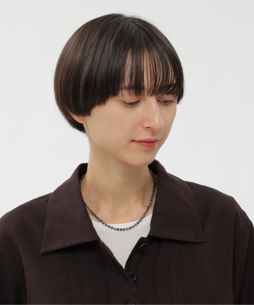 MARGARET HOWELL(マーガレットハウエル)の「IOLITE BEADS(ネックレス・レディース・ネイビー系1・FREE)」の3枚目の写真