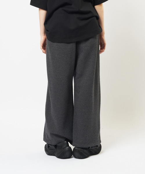 gomme（ゴム）の「フロントラインパンツ（スウェットパンツ・レディース・ブラック/チャコールグレー・MEDIUM）」の13枚目の写真
