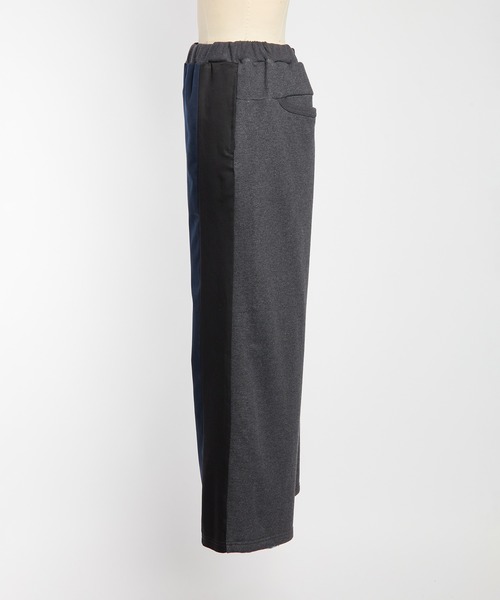 gomme（ゴム）の「フロントラインパンツ（スウェットパンツ・レディース・ブラック/チャコールグレー・MEDIUM）」の15枚目の写真