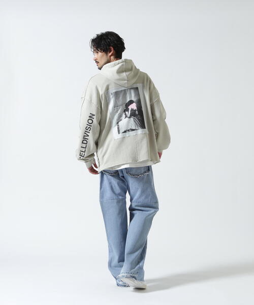 ROYAL FLASH（ロイヤルフラッシュ）の「Cell Division/セルディビジョン/ZIP HOODIE（パーカー・メンズ・ブラック/ベージュ・L/M）」の9枚目の写真