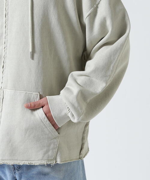 ROYAL FLASH（ロイヤルフラッシュ）の「Cell Division/セルディビジョン/ZIP HOODIE（パーカー・メンズ・ブラック/ベージュ・L/M）」の12枚目の写真