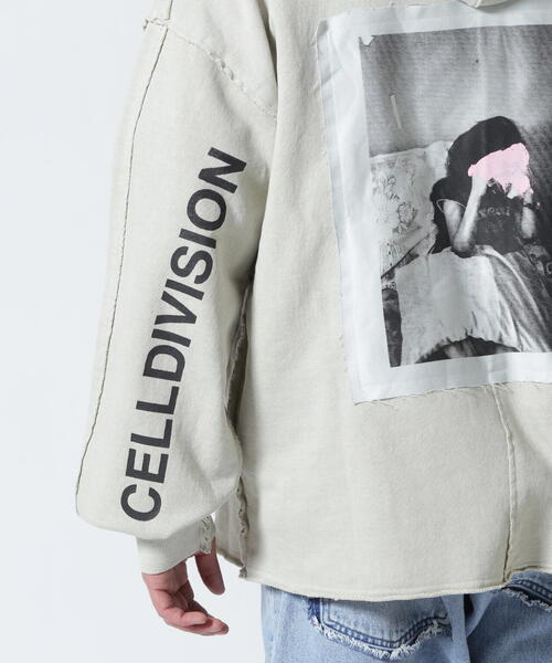 ROYAL FLASH（ロイヤルフラッシュ）の「Cell Division/セルディビジョン/ZIP HOODIE（パーカー・メンズ・ブラック/ベージュ・L/M）」の11枚目の写真