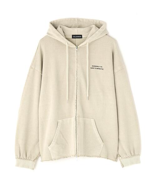 ROYAL FLASH(ロイヤルフラッシュ)の「Cell Division/セルディビジョン/ZIP HOODIE(パーカー・メンズ・ブラック/ベージュ・L/M)」の12枚目の写真