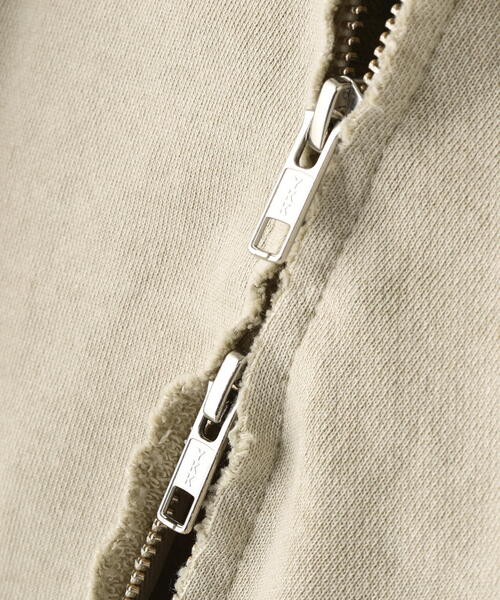 ROYAL FLASH（ロイヤルフラッシュ）の「Cell Division/セルディビジョン/ZIP HOODIE（パーカー・メンズ・ブラック/ベージュ・L/M）」の15枚目の写真