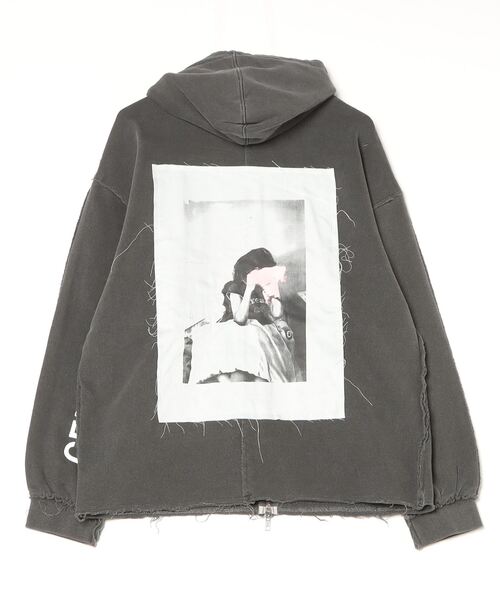 ROYAL FLASH(ロイヤルフラッシュ)の「Cell Division/セルディビジョン/ZIP HOODIE(パーカー・メンズ・ブラック/ベージュ・L/M)」の3枚目の写真