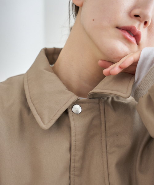 IENA（イエナ）の「miffew/ミフュー WIDESQUARE ZIP DOWNJK ダウンジャケット 12（ダウンジャケット/コート・レディース・ベージュ・FREE）」の5枚目の写真