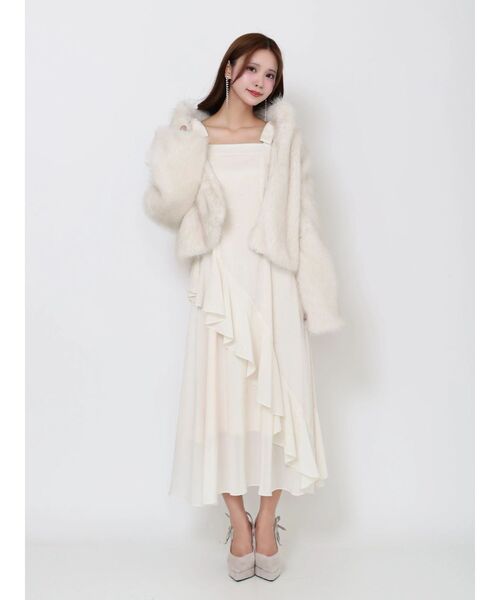 ショルダーリボンフレアワンピース（ワンピース）｜EATME（イートミー