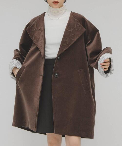 ベロアBIGジャケット（その他アウター）｜KBF（ケイビーエフ）の