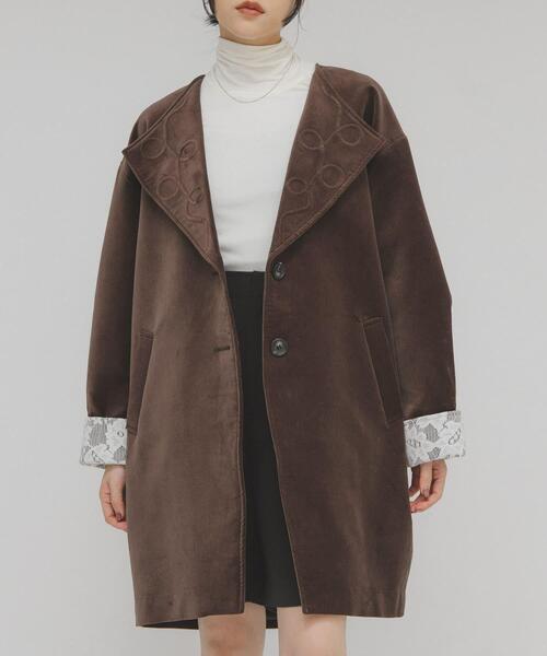 セール】ベロアBIGジャケット（その他アウター）｜KBF（ケイビーエフ